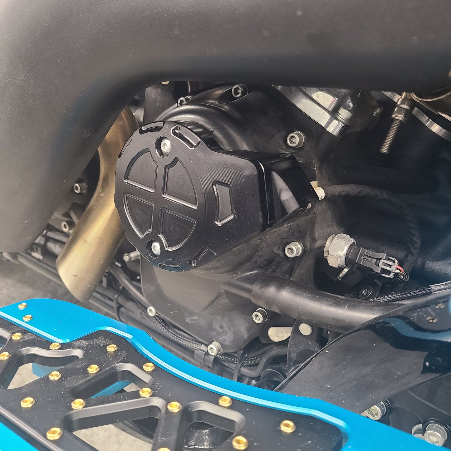 Silber Turbos Billet Timer Cover & Sensor Cover Kit For 2023.5–2025+ Harley-Davidson Touring Models Also Fits 2025+ Softail Models