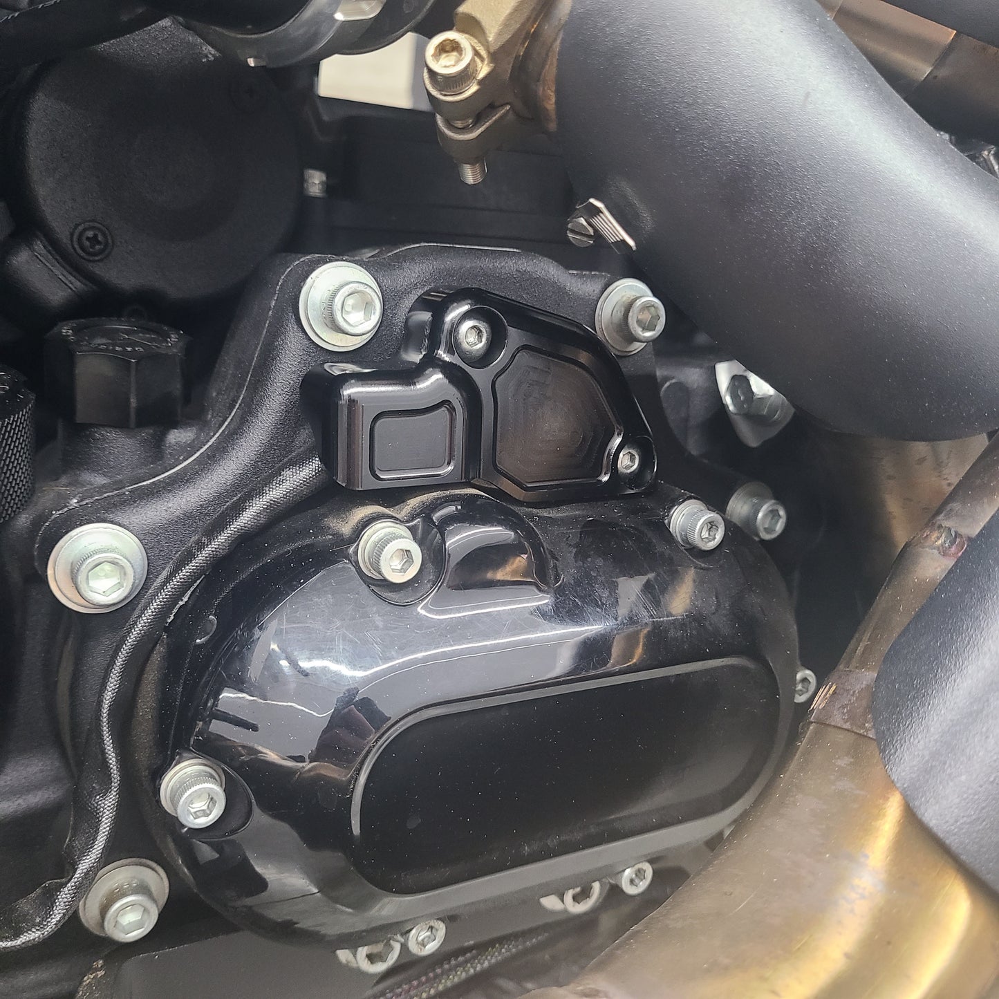 Silber Turbos Billet Gear Position Sensor Cover For Harley-Davidson 2023.5–2025+ Touring & 2025+ Softail Models