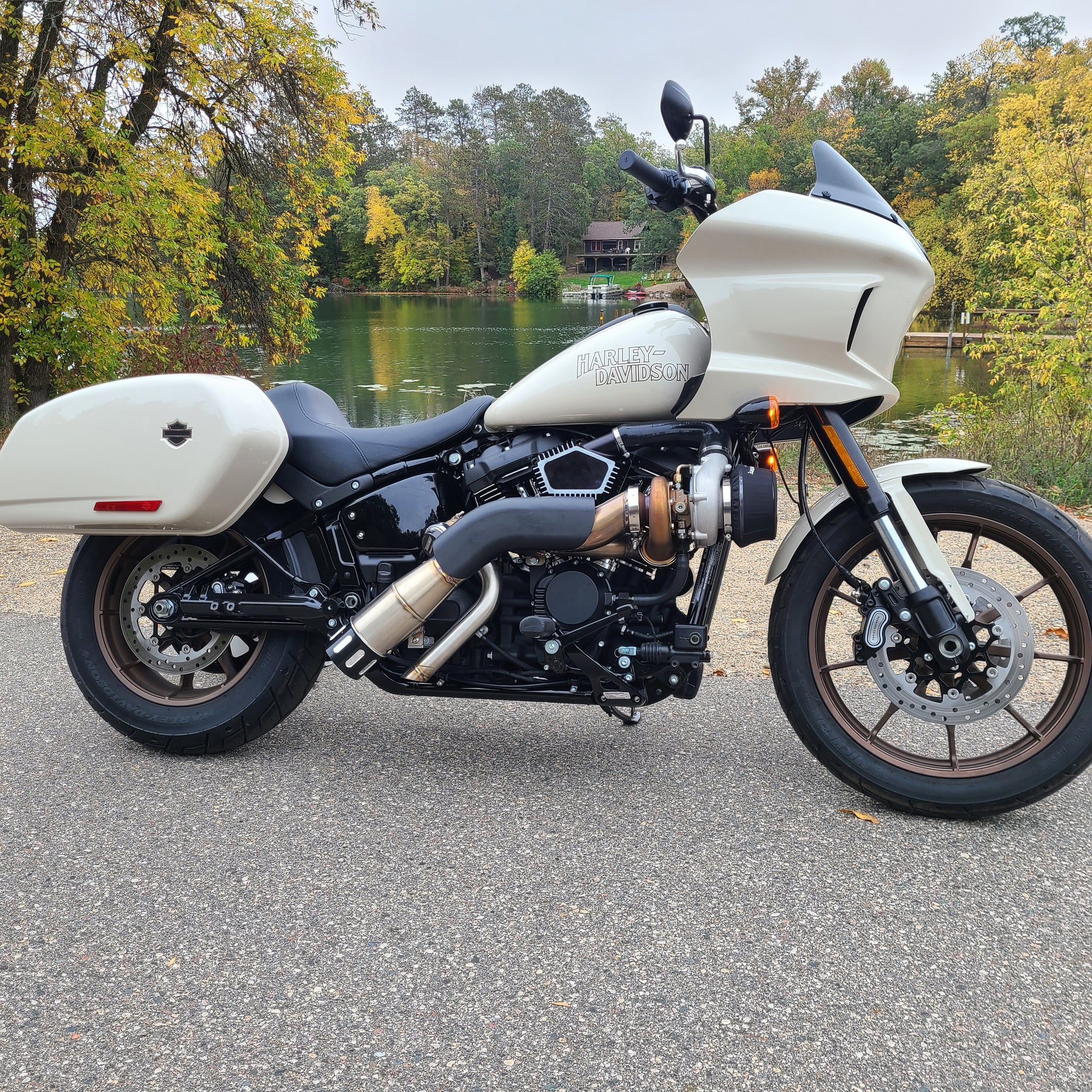 Harley Davidson M8 Turbo Kit Low Rider S ST 2018-2023 – Silber