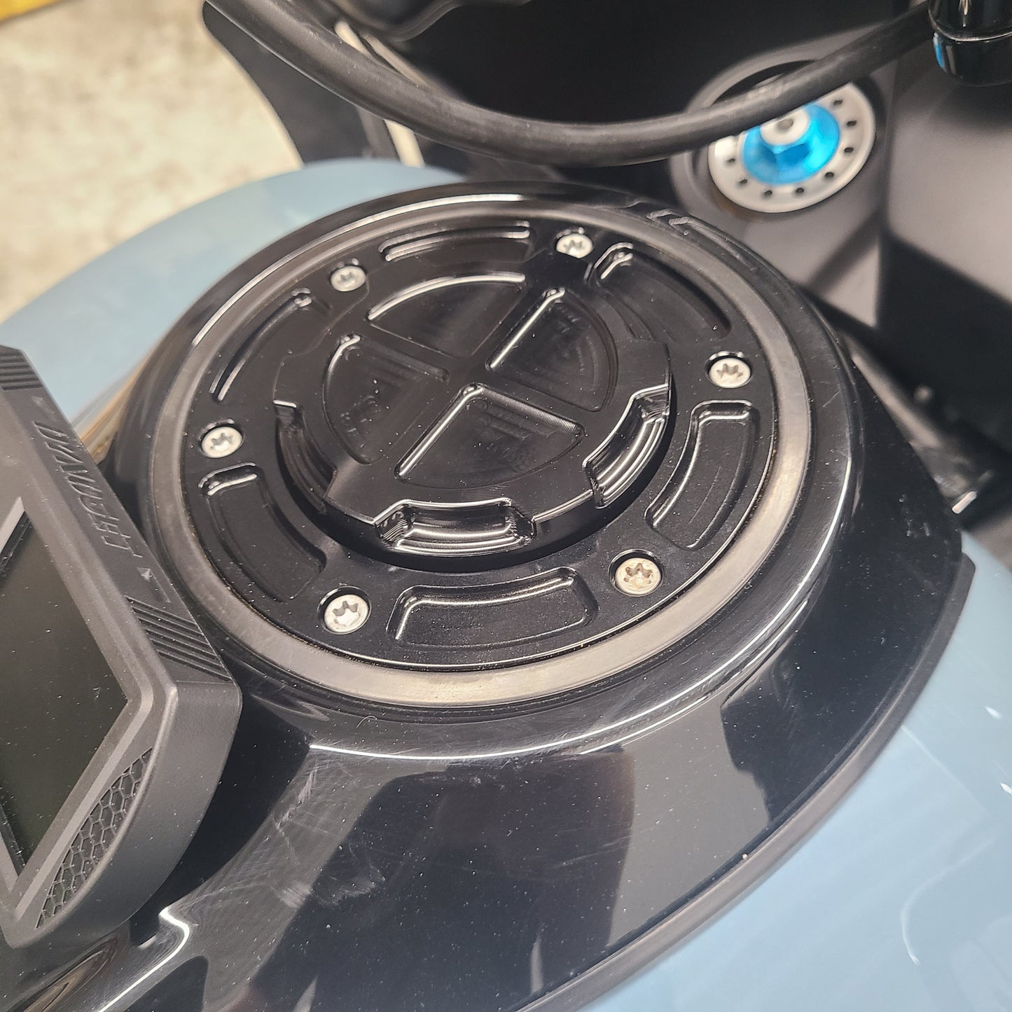 Harley Davidson 2023.5+ 2024 Touring Billet Aluminum Gas Cap Filler