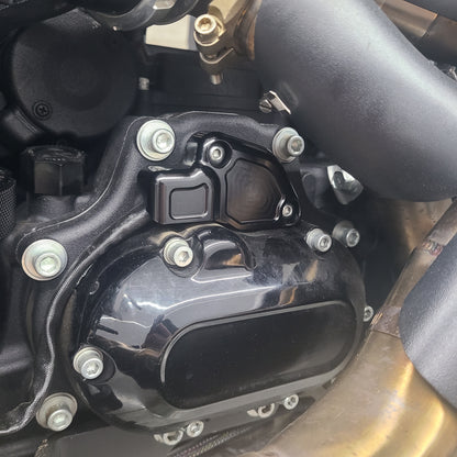 Silber Turbos Billet Gear Position Sensor Cover For Harley-Davidson 2023.5–2025+ Touring & 2025+ Softail Models