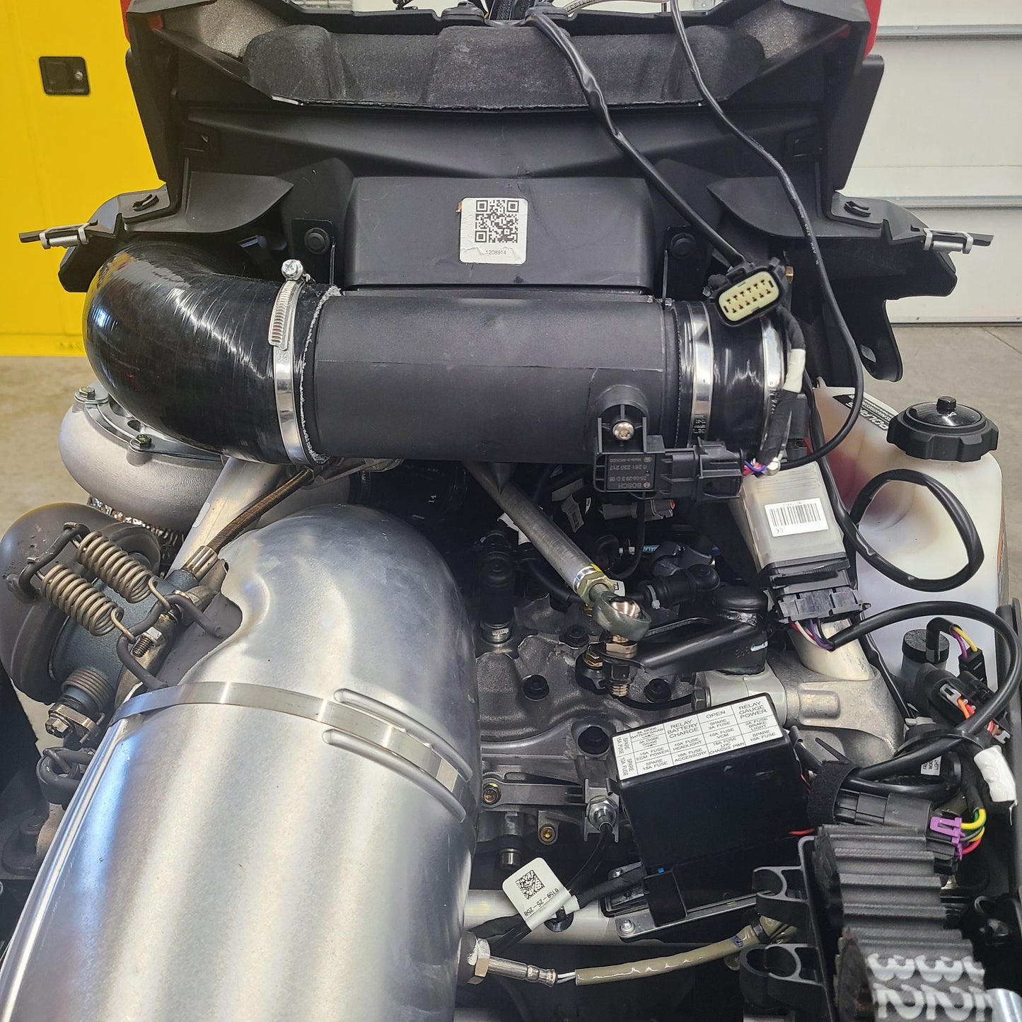Polaris Patriot 850 Boost High Flow Air Intake Plenum w/ Anti Bog Valve