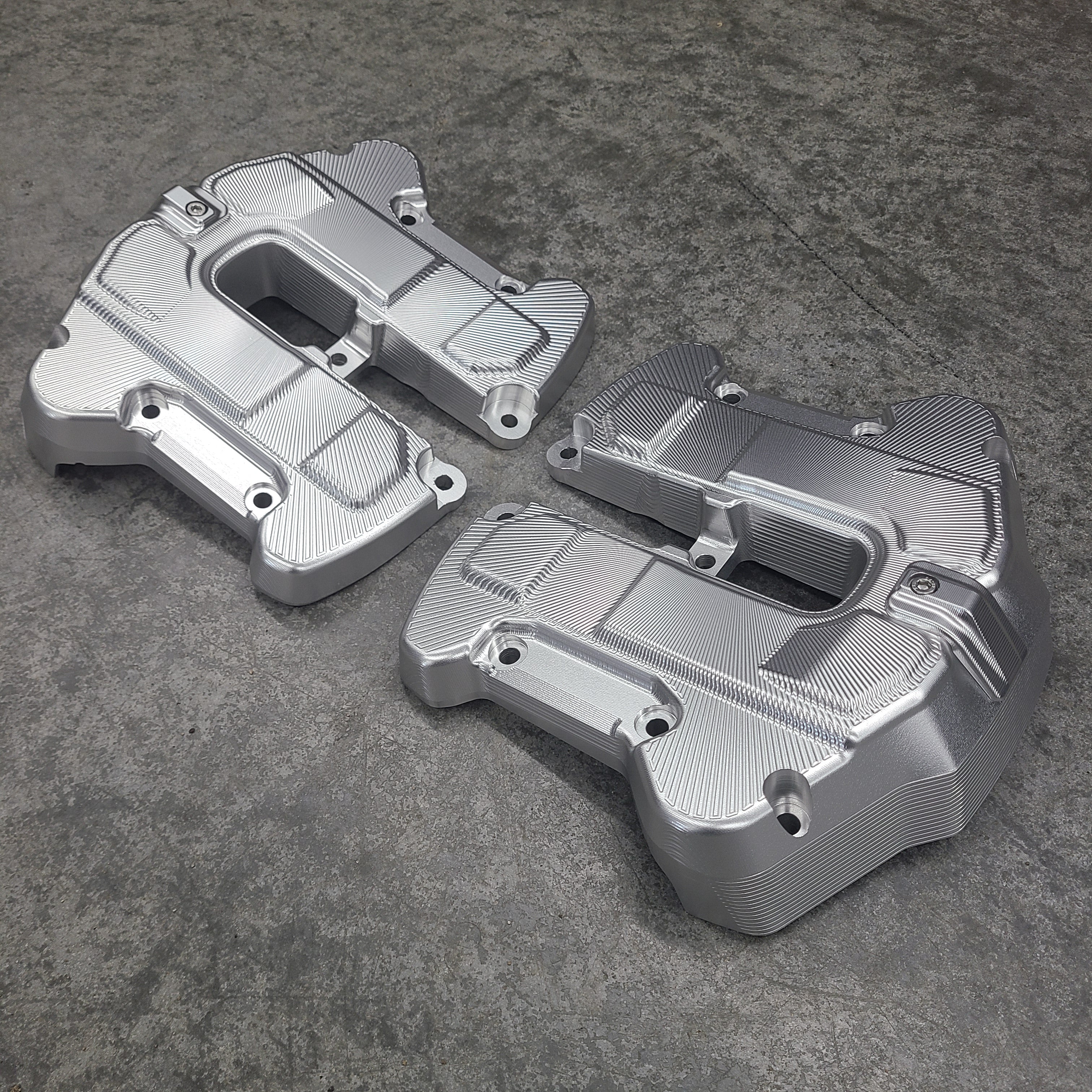 Harley Davidson M8 Billet Rocker Covers – Silber Turbos