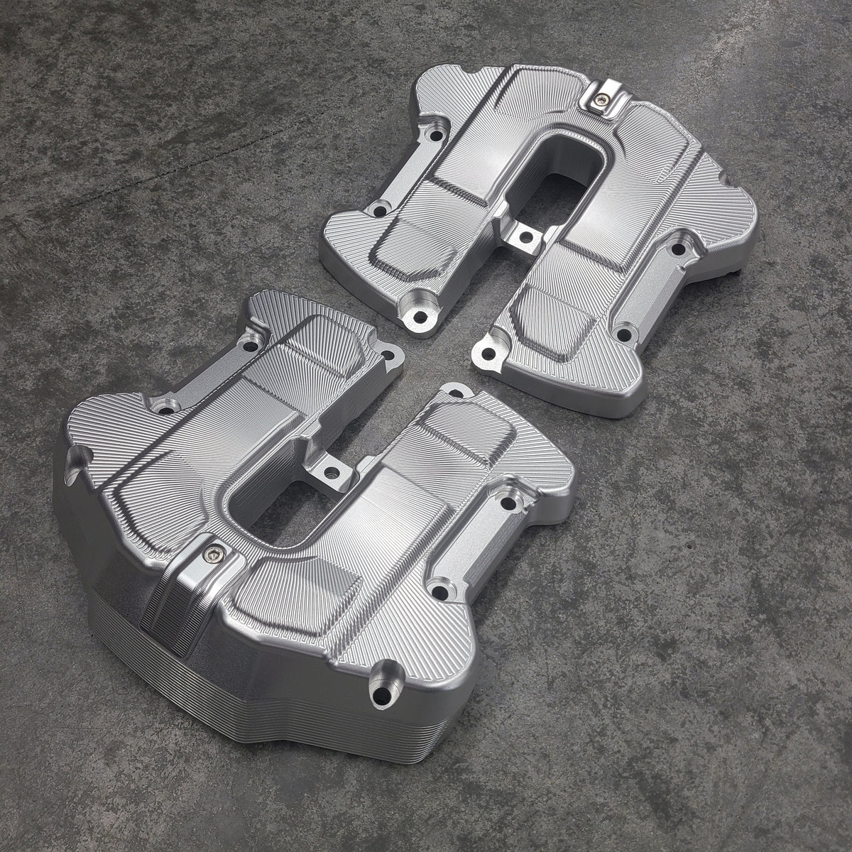 Custom Rocker Cover Harley Davidson M8 Billet Rocker Covers – Silber Turbos