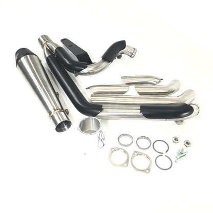 Harley Davidson Mid Length 2-1 Bagger Touring Exhaust 2017+ M8 107 114 117