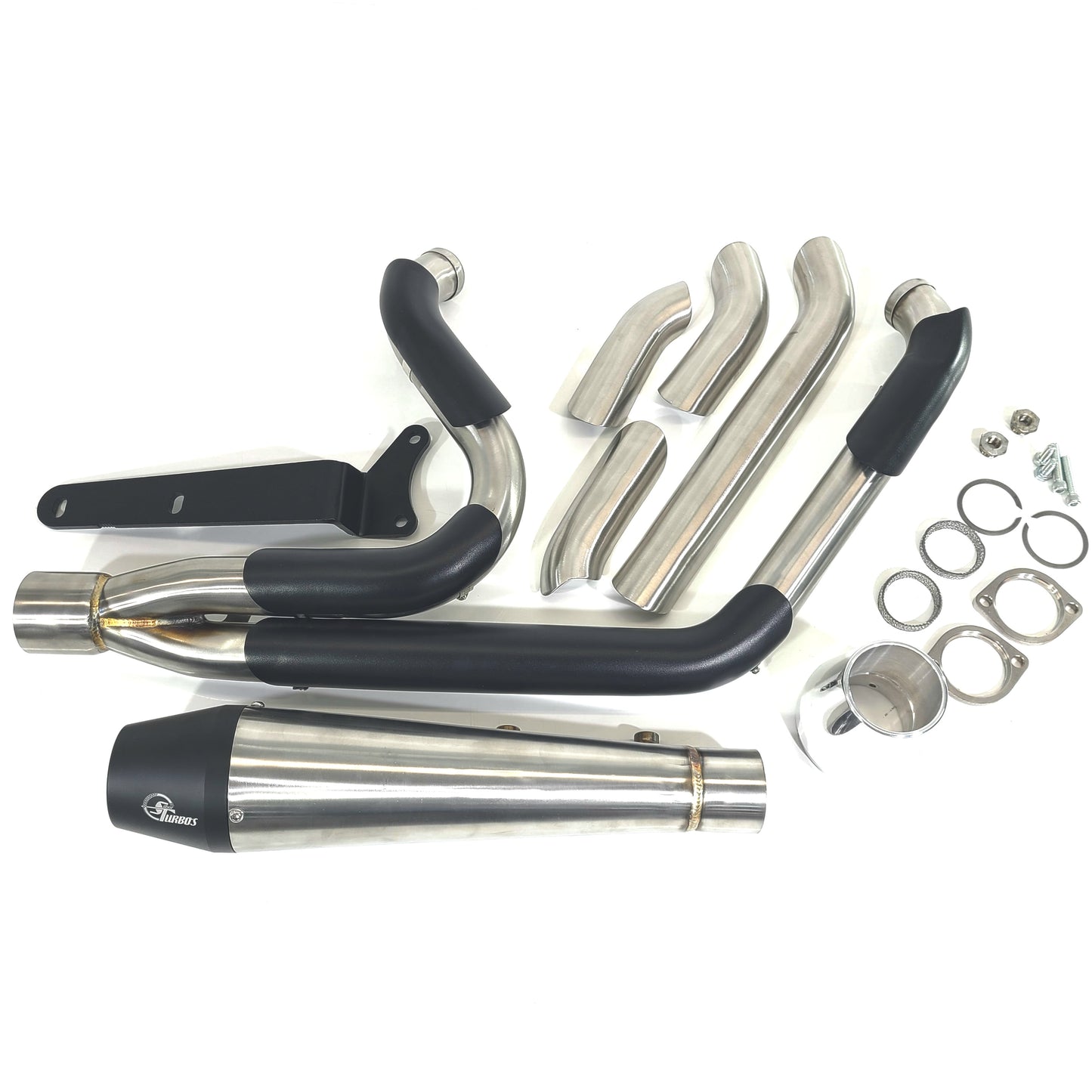 Harley Davidson Mid Length 2-1 Bagger Touring Exhaust 2017+ M8 107 114 117