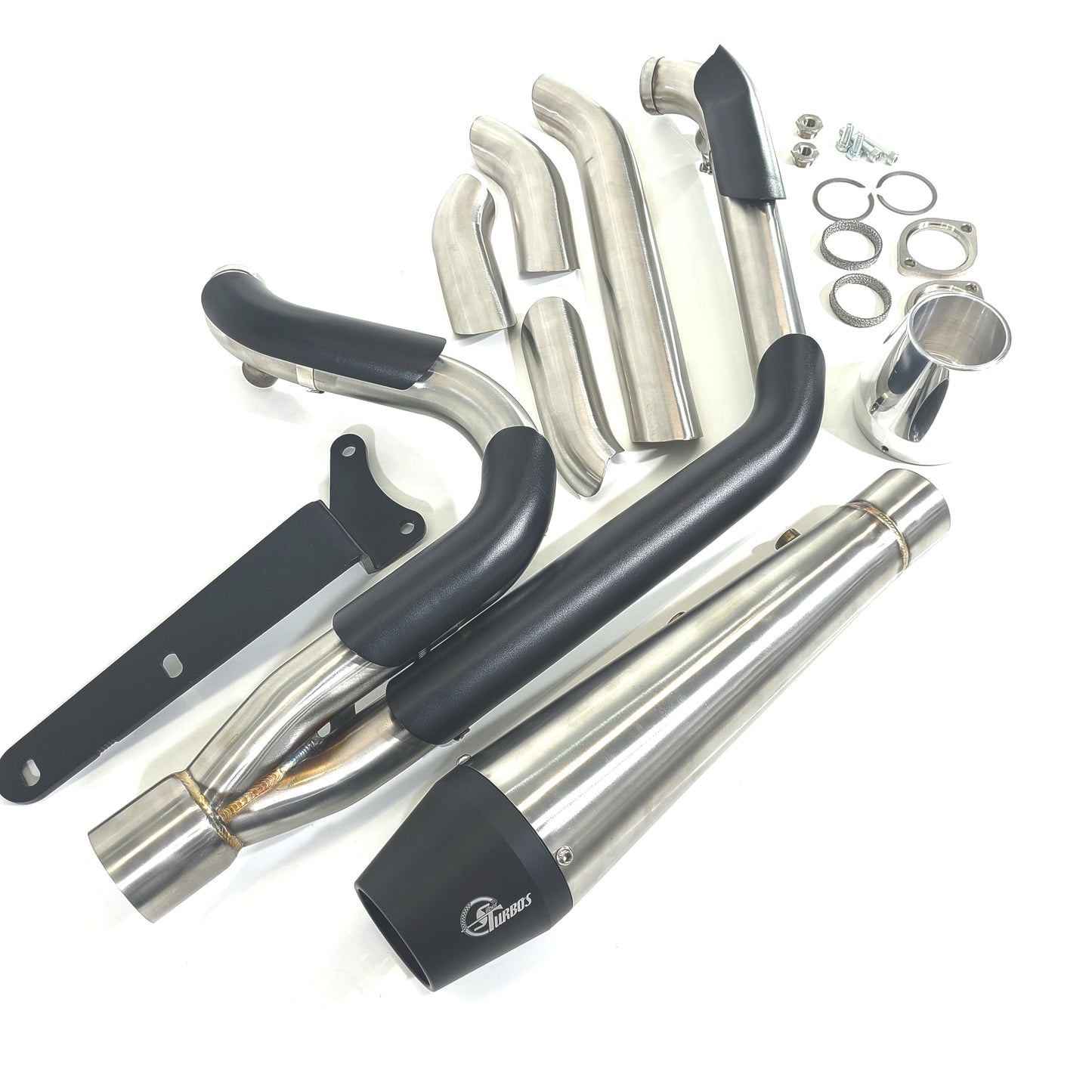 Harley Davidson Mid Length 2-1 Bagger Touring Exhaust 2017+ M8 107 114 117