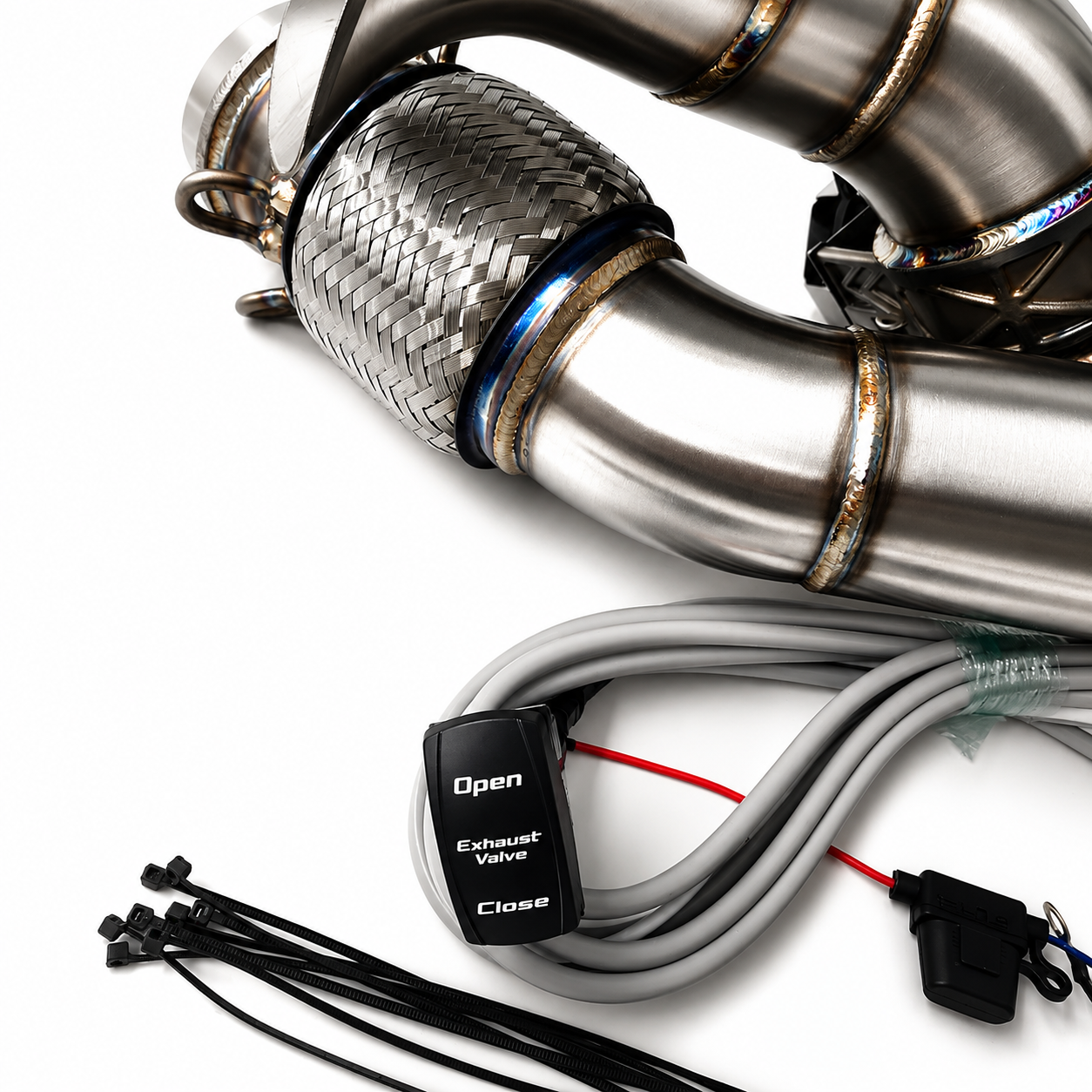 Can Am Maverick R Shocker Downpipe (electronically adjustable exhaust!) BRP