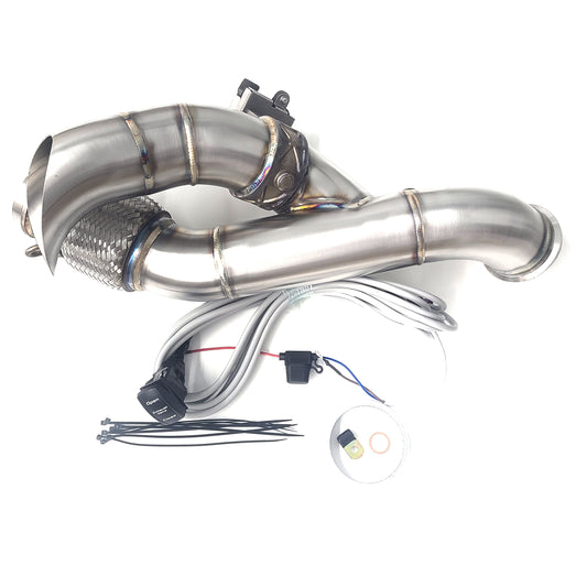 Can Am Maverick R Shocker Downpipe (electronically adjustable exhaust!) BRP