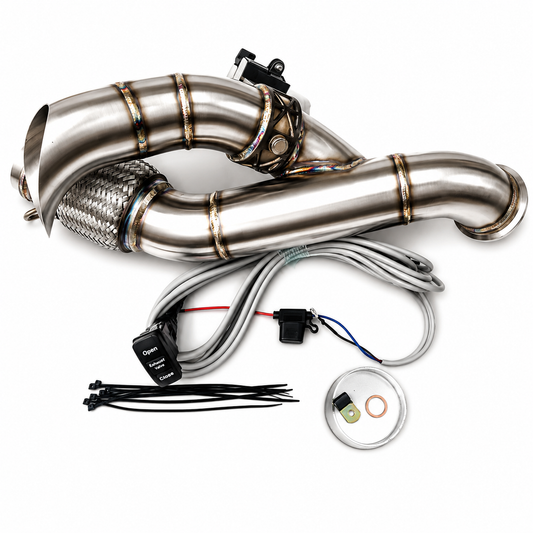 Can Am Maverick R Shocker Downpipe (electronically adjustable exhaust!) BRP