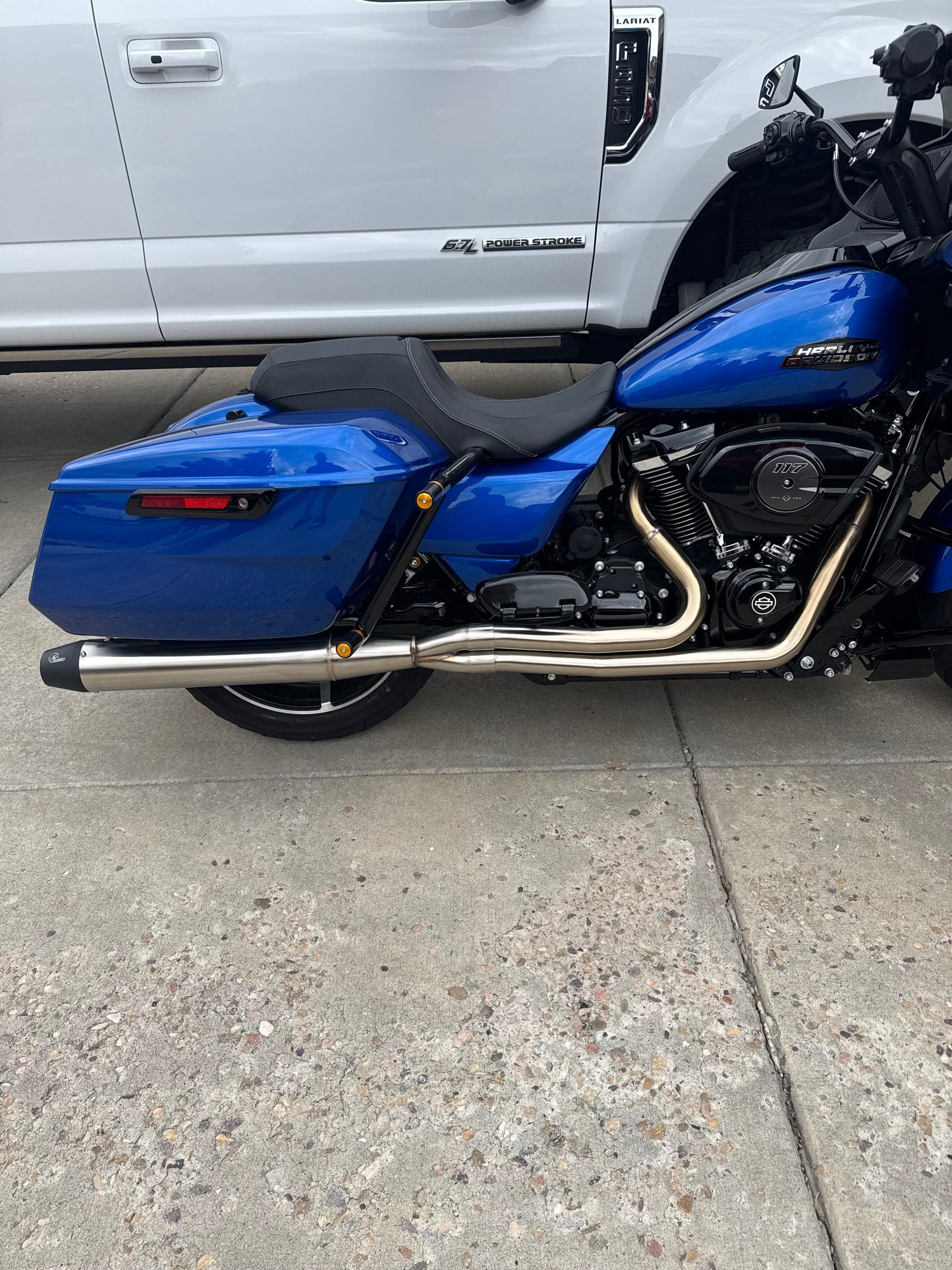 Harley Davidson Full Length 2-1 Touring Bagger Exhaust 2017+ M8 107 114 117