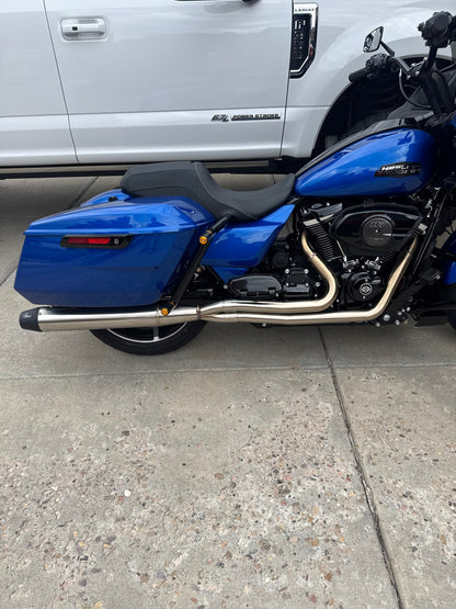 Harley Davidson Full Length 2-1 Touring Bagger Exhaust 2017+ M8 107 114 117