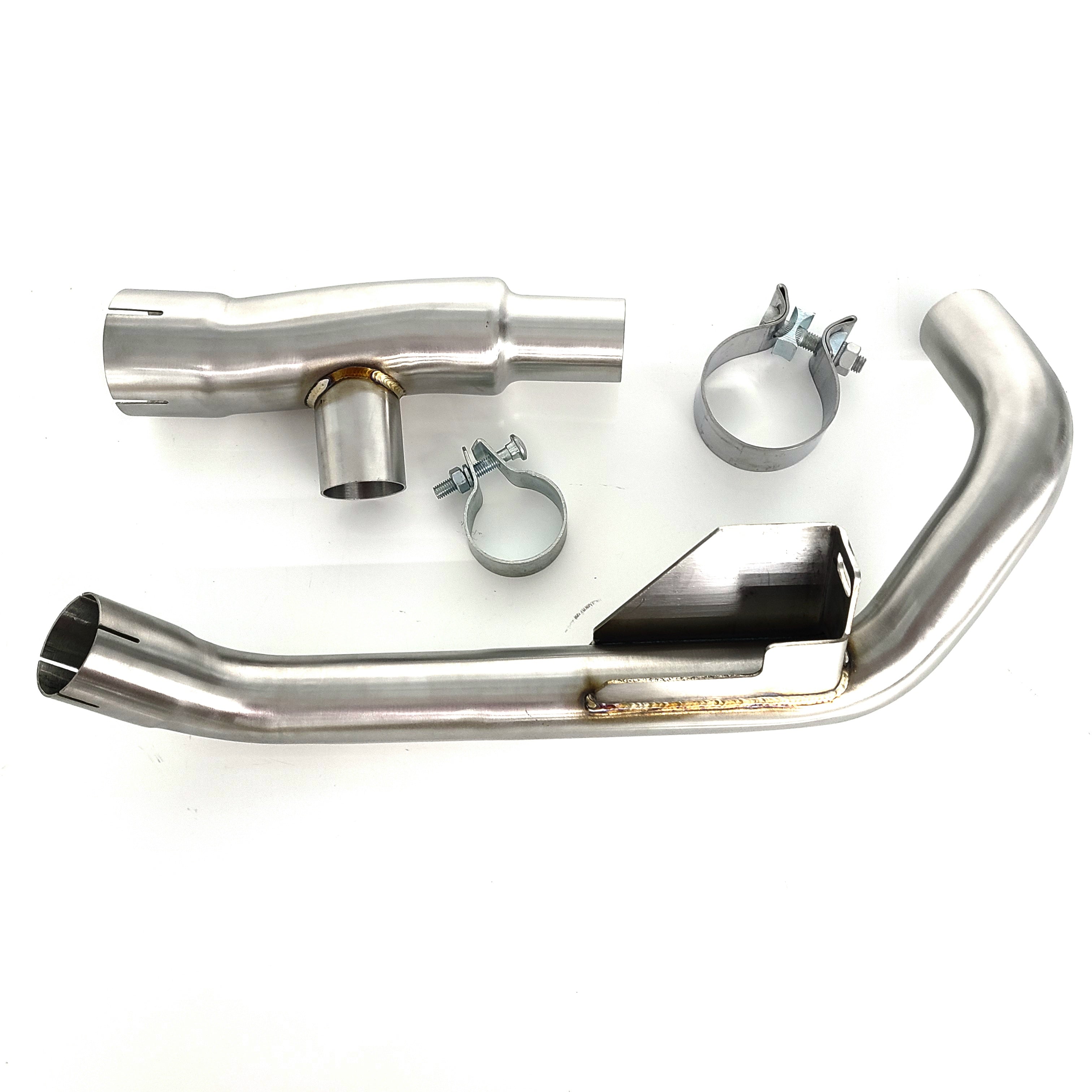 バイカルテ 280sh×2、250tr×1 (FS ) Indian Challenger Midpipe Exhaust 2:1:2 – Silber Turbos