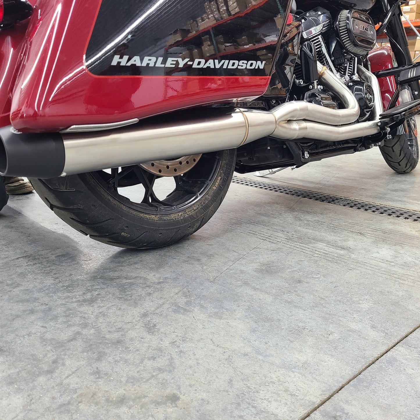 Harley Davidson Full Length 2-1 Touring Bagger Exhaust 2017+ M8 107 114 117