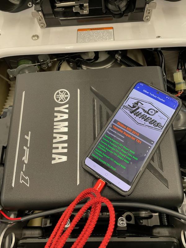 Yamaha TR1 1050 SuperJet ECU Reflash Performance mapping