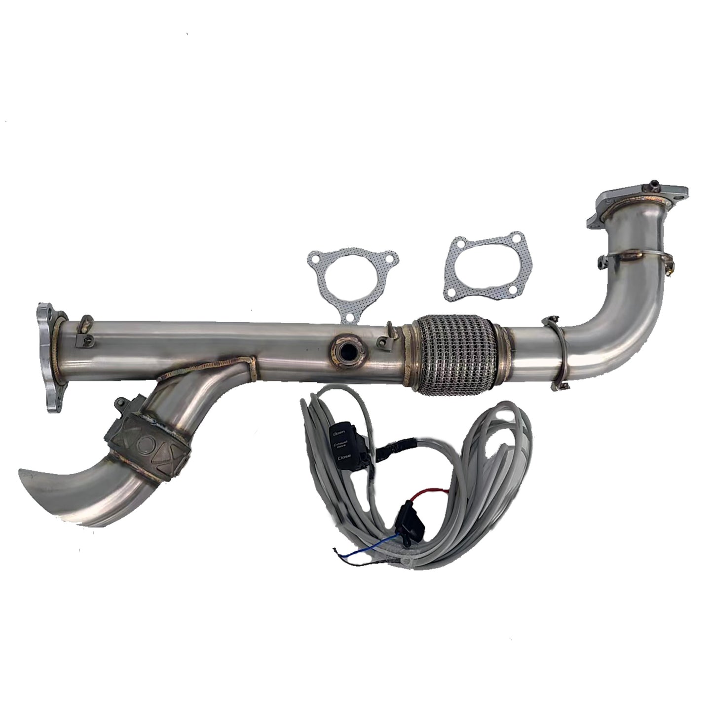 Polaris RZR Turbo/XP/Pro Shocker Downpipe (electronically controlled side dump!!)